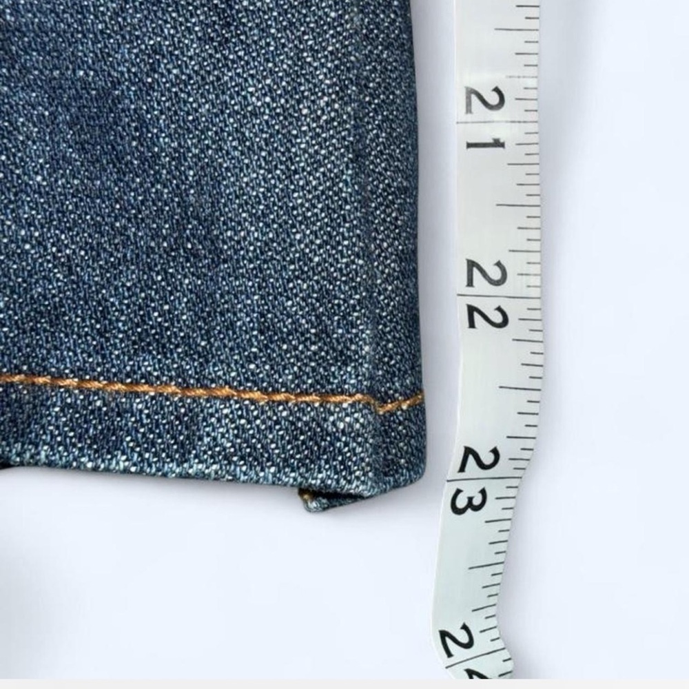 Ted Baker Pleated Jean Skirt with Embroidered Pocket - Picture 6 of 9
